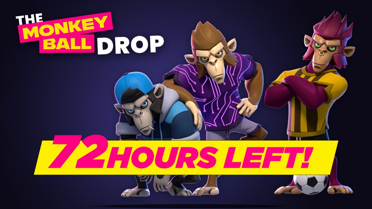 LINEUP_games's tweet photo. MonkeyWorld! 

In less than 24 hours the 1st 1K Monkeys will be up for grabs on @MagicEden_NFT 8 PM UTC.

In less than 72 hours the MonkeyRevolution finally takes off! 🐵🚀

⚡️5,000 Gen Zero Monkeys Jan. 6th 4 PM UTC⚡️

Now! Is the time. TO. GET. ON. THE. TRAIN!

$MBS #NFTs https://t.co/AoajJmUT0D