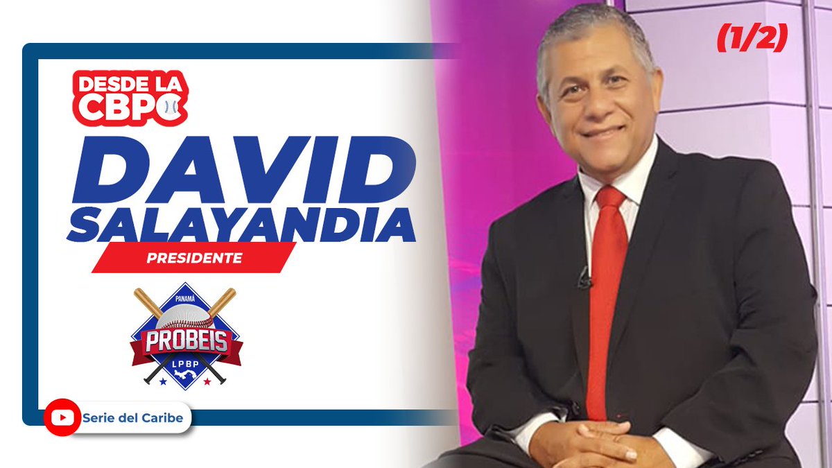 Hoy conversamos con un hombre que vive el deporte desde hace años, <a href="/davidsalayandi7/">@davidsalayandia29</a> Presidente de la <a href="/ProbeisOficial/">Probeis Oficial</a> 🇵🇦

¡PRIMERA PARTE DISPONIBLE HOY DESDE LAS 6 PM HORA DOMINICANA!🔥🔥

#PROBEIS #DesdeLaCBPC

youtu.be/1pjy8E8Dd9M