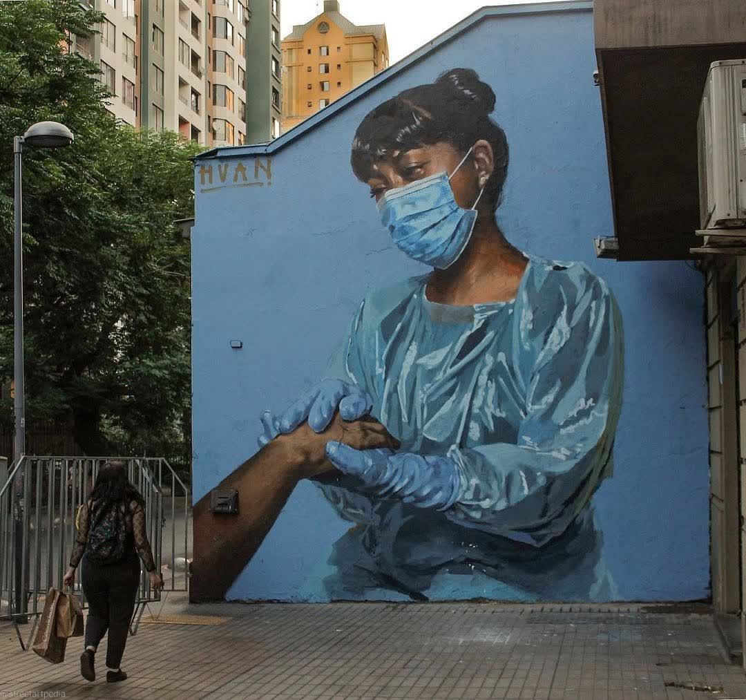 dannywishu's tweet image. RT @globalstreetart : 'Gestoras del cuidado by @_h_u_a_n in Santiago, Chile with @nortepyro @laplumagc 

#GlobalStreetArt #paintedwalls #paintedcities #streetart