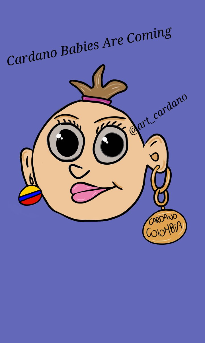 art_cardano's tweet photo. ‼️ INTRODUCING ‼️

Our second Cardano Baby of the day⬇️⬇️

Our baby version of stakepool @CardanoCol 🇨🇴

#cnftproject #CNFTs #CNFTCommunity #CardanoNFT #NFTartist #CardanoCommunity https://t.co/ReEPyGLumi