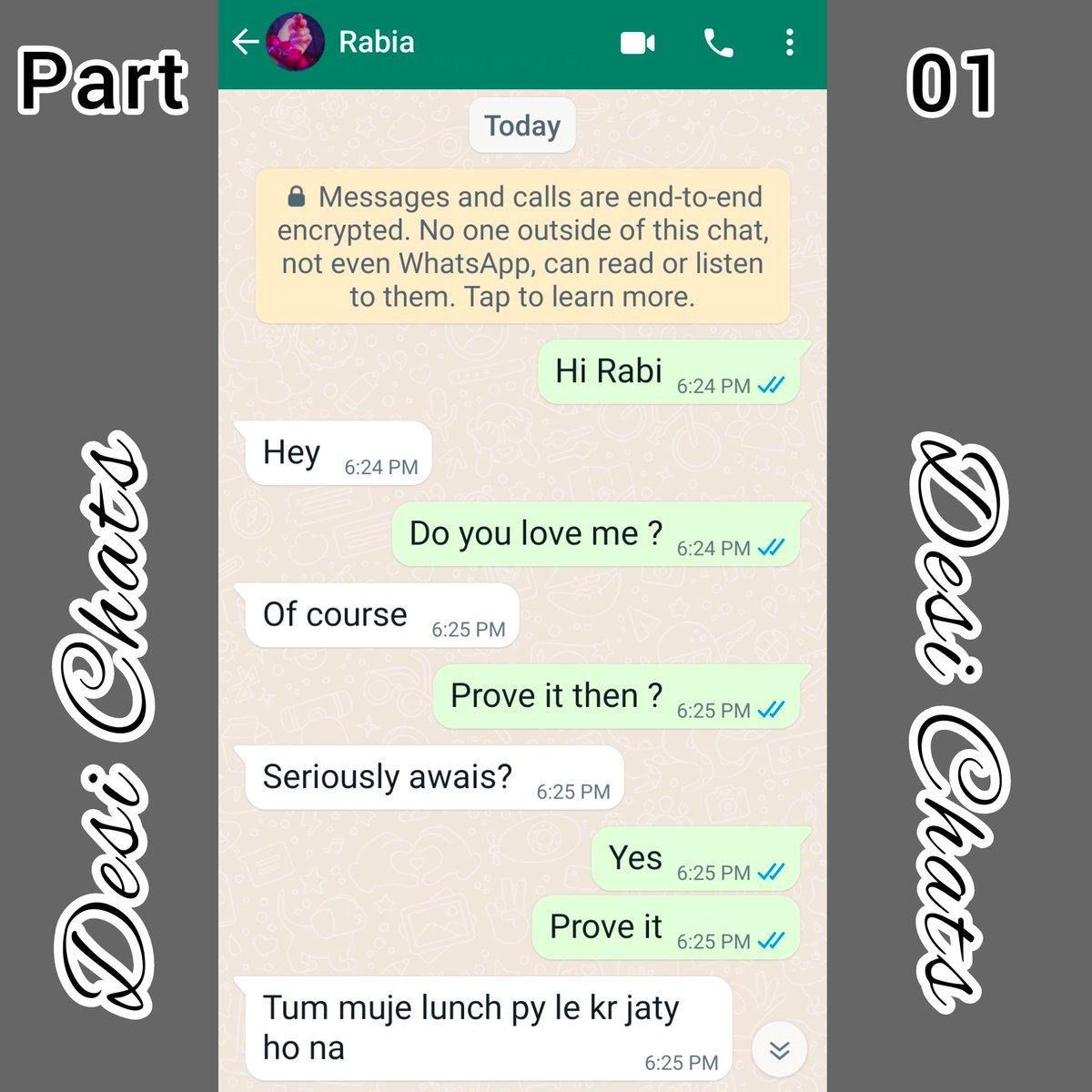 desichats1's tweet photo. Rabi &amp; Awais Chat Part-01 | Funny Chat | #DesiChats https://t.co/W31tWLt3FZ