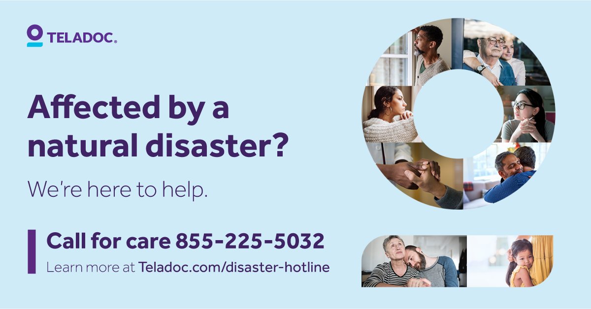 To those who have been impacted by the wildfires in #Colorado, we're here to help. #Teladoc is providing free telehealth visits to families and individuals that have been displaced or impacted. Call 855-225-5032. bit.ly/2zJ7KPr