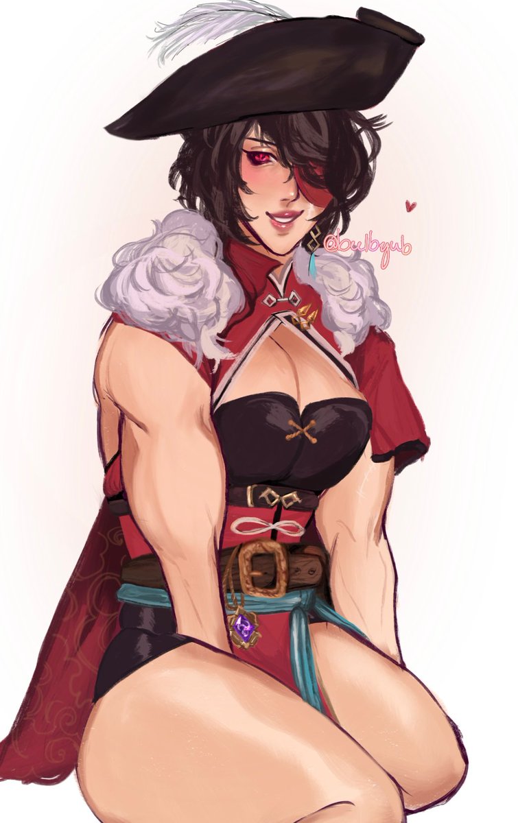 fell inlove w/ @/goobshin's redesign 
[ #beidou #原神 ]