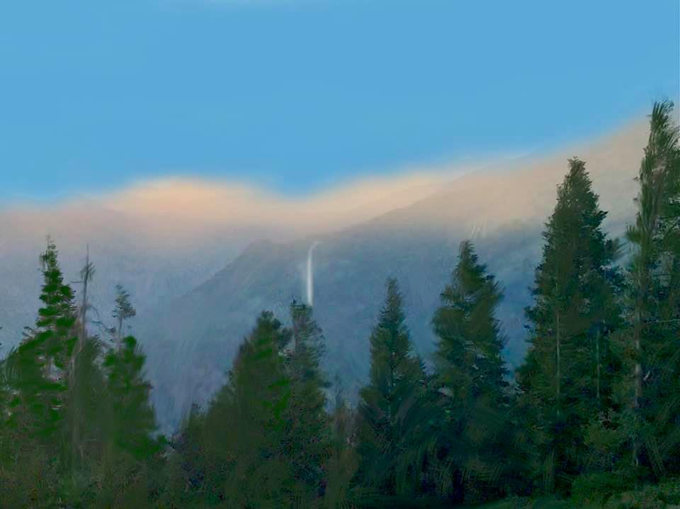 nick_watermn's tweet photo. "The Great Forest of the Mind" 2021 painting by NickO 
#painting #artistontwitter #artist #nicko #art #painterontwitter #sierras https://t.co/3GimcrIkK0