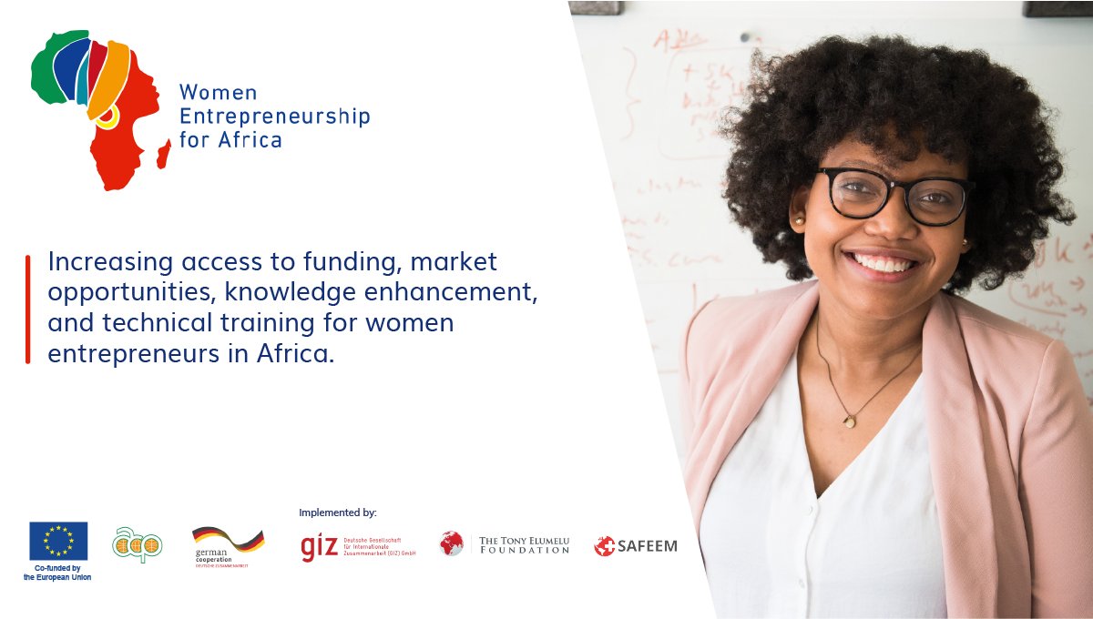 2022 is here and we are thrilled to announce the official launch, this Thursday, of the  #WE4A! A program that will impact 120 women-led startups and will contribute to job creation in Sub-Saharan Africa. <a href="/EU_Partnerships/">EU International Partnerships 🇪🇺</a> <a href="/PressACP/">OACPS Secretariat</a> <a href="/giz_gmbh/">GIZ</a> <a href="/BMZBund/">BMZ Bund</a> <a href="/TonyElumeluFDN/">The Tony Elumelu Foundation</a>