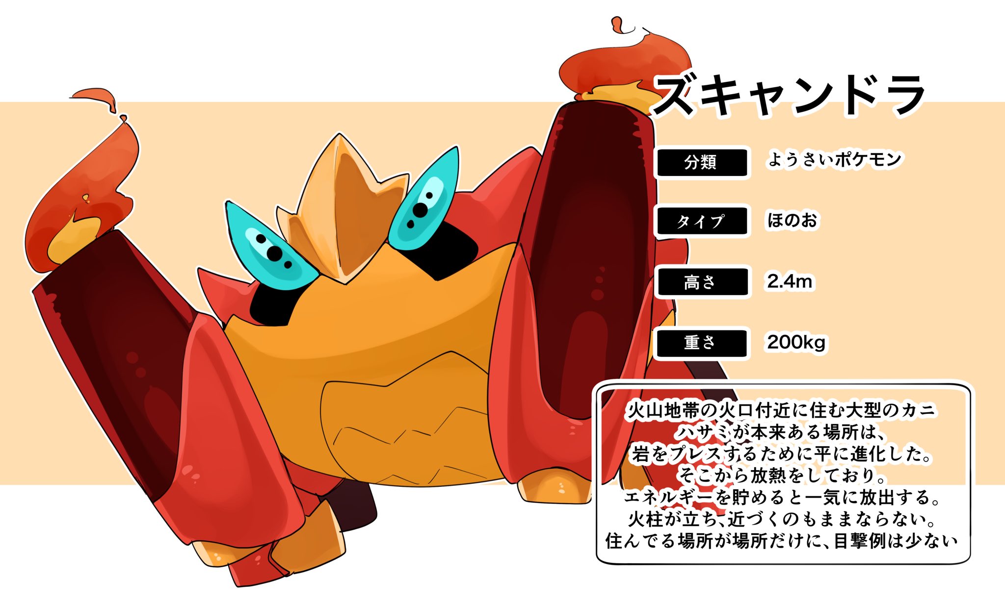 Twitter 上的 またろう 依頼受付中 ｺﾐﾃｨｱ143 オリジナルポケモン オリポケ ポケモン ほのおタイプを選んだキミへ T Co Tzru6k6is8 Twitter