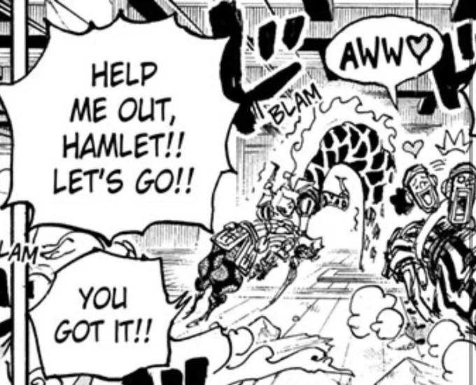 there he is!! 🦒💕 #onepiece1036 