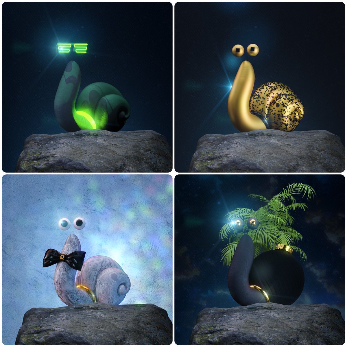cg_ash_lee's tweet photo. The new #Maosnails have hatched, congratulations.
Rate some of them in the photo.
Unfortunately, there will be no new eggs this week, but next week there will be new founders and rare.
Several rare eggs are now available for sale https://t.co/IHJON6xKA6
#nft #nfts #art @RmrkApp https://t.co/pP6dGK8Cr2