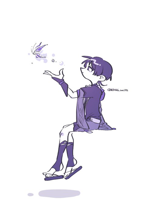 「紫 半袖」のTwitter画像/イラスト(人気順)