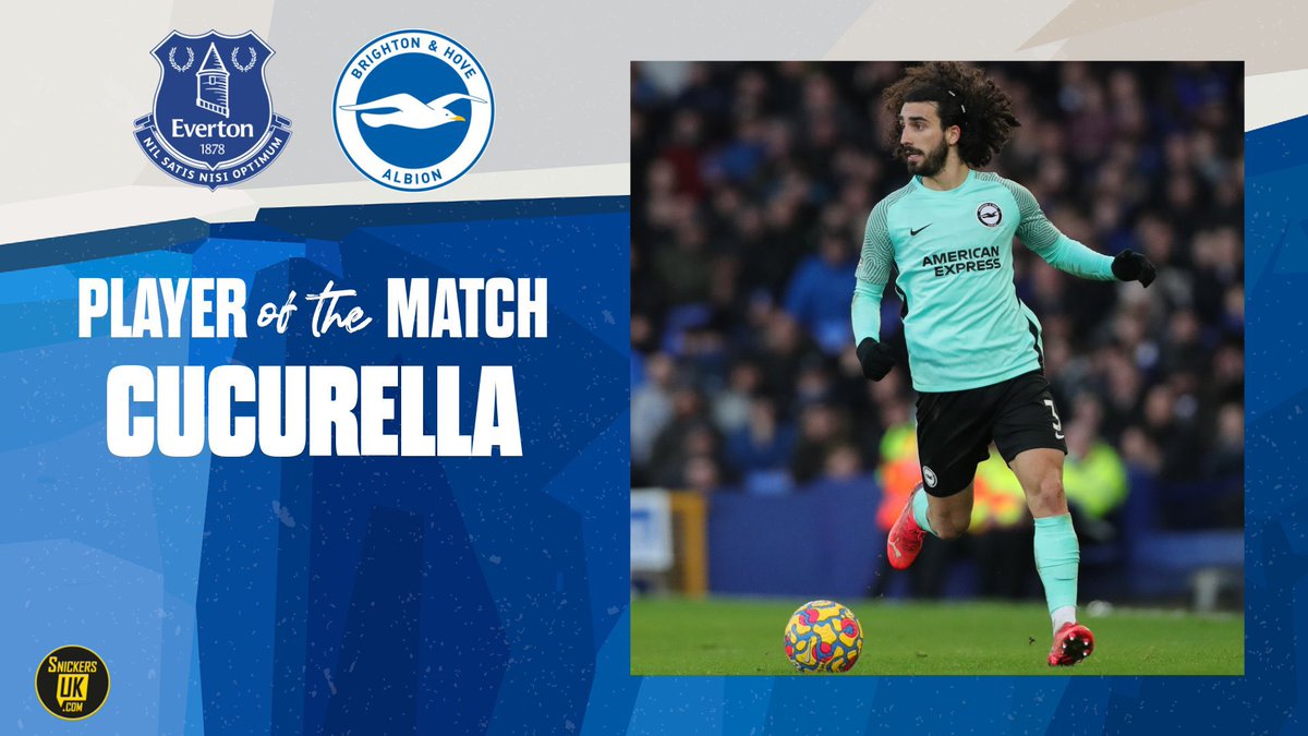 BrightonFrance's tweet photo. Marc Cucurella a été élu Homme du Match côté Brighton contre Everton hier.

Félicitations Marc 🤝💙

#BHAFC 🔵⚪️ https://t.co/OHC0u6MNn8