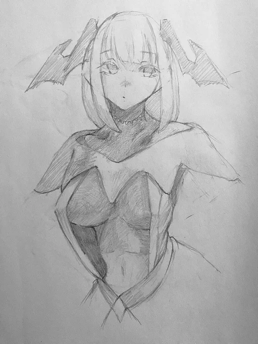めっちゃくちゃ前(中3?)に描いた舛田の原型の原型みたいなやつ出てきた 