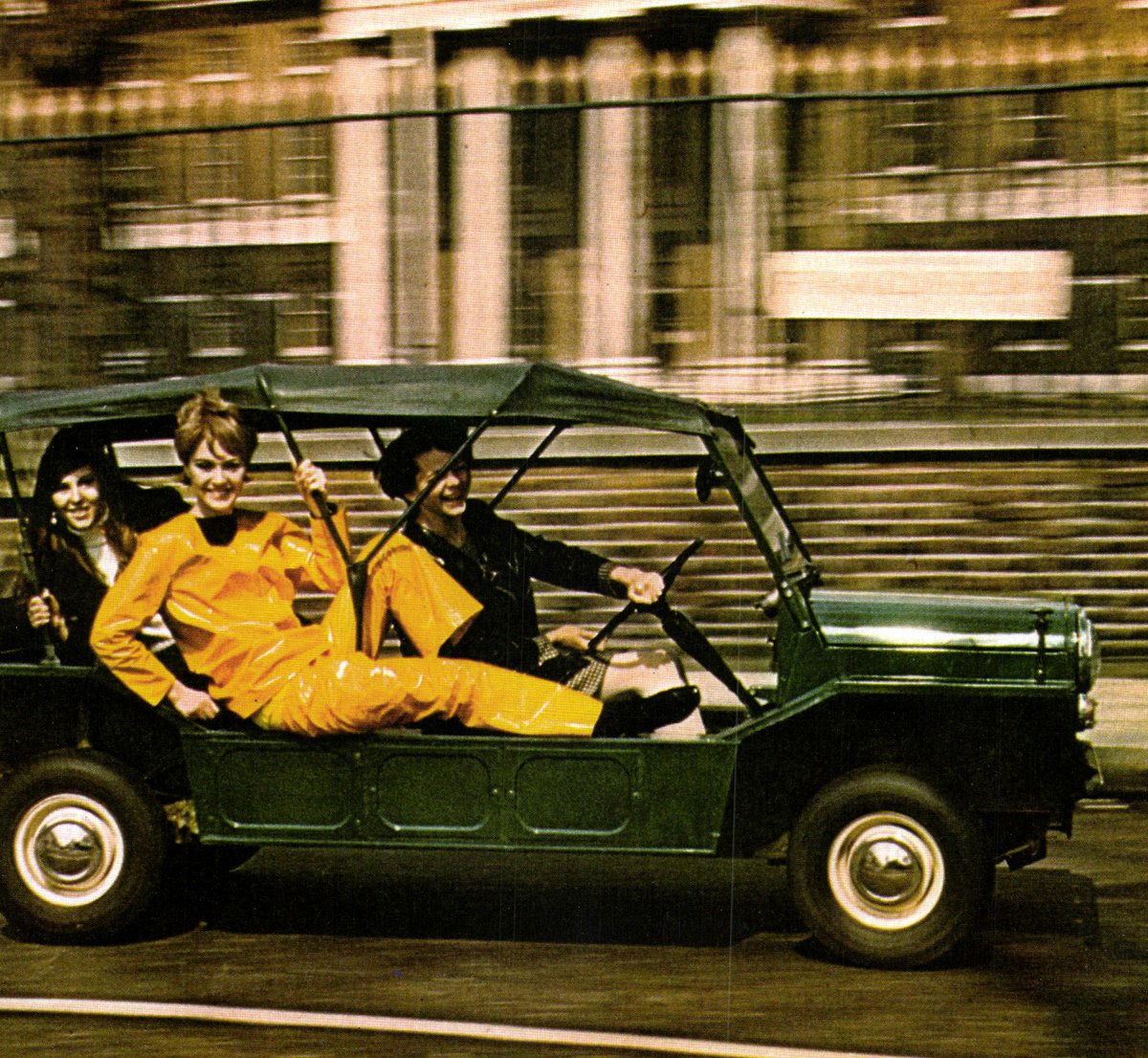 AskLittleAlan's tweet photo. @LivLocs Has Funny Girl wrapped in Liverpool? I'm trying to get a gig for my 1960's Mini Moke. It's a Carnaby Street classic! https://t.co/wXnvbdspHP