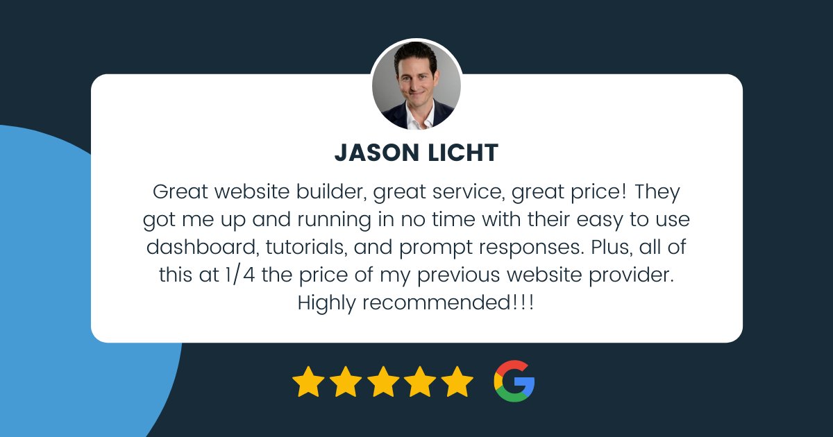 Web4Realty's tweet photo. 5-Star Review: ✅ Great website builder, great service, great price!

⭐️ Over 800 Verified 5-Star Google &amp; Facebook Reviews: https://t.co/cxPzwHSsd6 https://t.co/jE9wlW7JDK