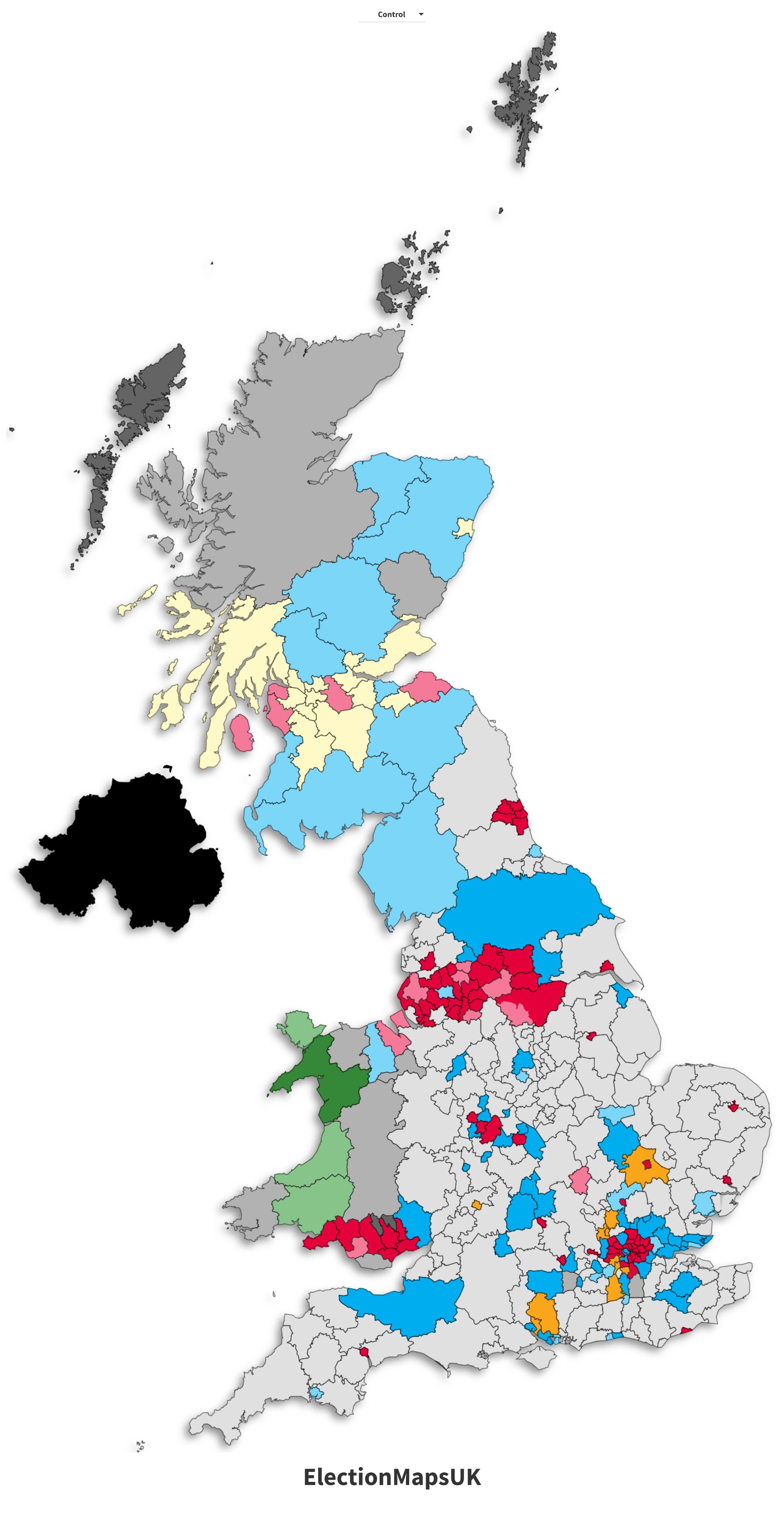 Uk Councils Map 2019 Election Maps Uk On Twitter: "Current Control Of Councils Up For Election  This Year: - Lighter Colours Represent The Largest Party Where No Party Has  An Overall Majority #Le2022 Https://T.co/Dotg885Slo" / Twitter