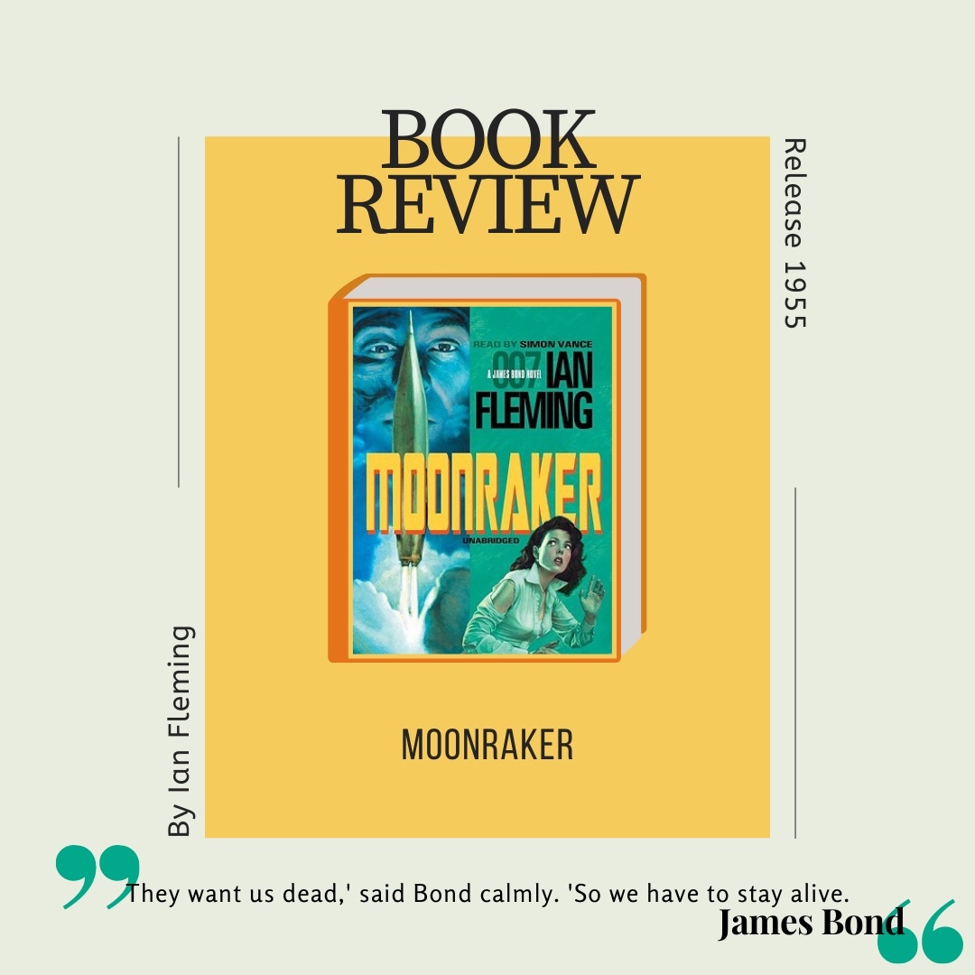 PodcultureV's tweet photo. PCV Book Review 📖 

Rating (out of 5)
📖📖📖

#ianfleming #jamesbond #007 #novel #popculture #BookReview #mooonraker #rogermoore #danielgraig #seanconnery #podculturevultures #podcast #podcastlife https://t.co/l9zeVlrgpq