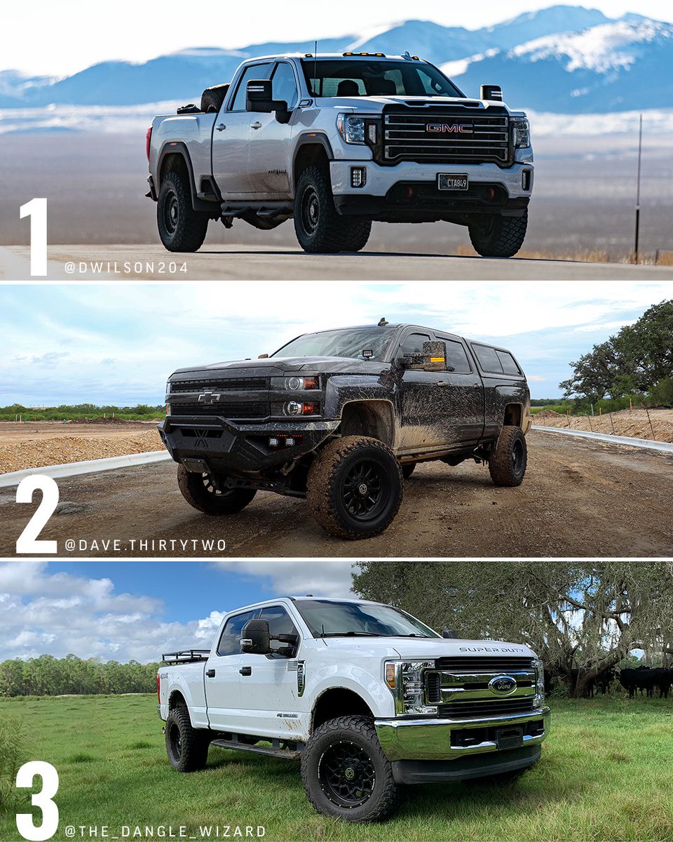 Which one would you drive? Vote in the comments!
Complete your dream ride with a new wheel and tire package.
View the lineup ➡️ l8r.it/5GEn

#anthemwheels #anthemavenger #bfgoodrichtires #4x4 #overlanding #chevytrucks #fordf250 #chevysilverado #gmctrucks #gmcdenali
