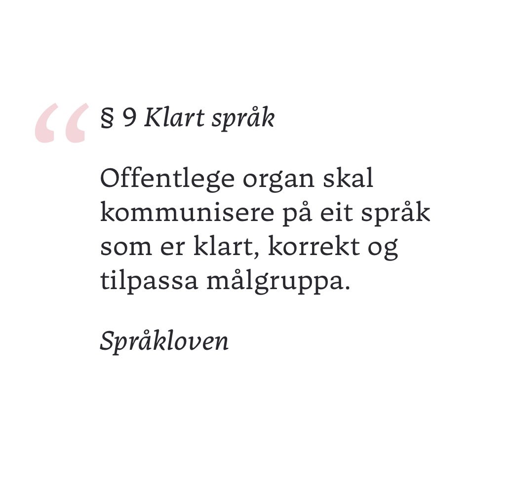 Velkommen til verden, Språkloven!🤗