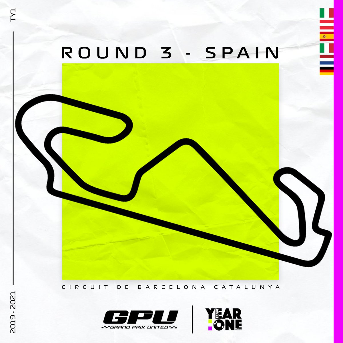 yearoneesports's tweet photo. ¡Hoy es un gran día porque hoy es un día de carreras! Translation: Today is a great day cause today is a race day! Round 3 of the Grand Prix United European season and we head to Circuit De Barcelona Catalunya. Let's go get them!
-
#grellopinurple #rfactor2 #f3 #GPU #teamyearone https://t.co/kqyITXvv9X