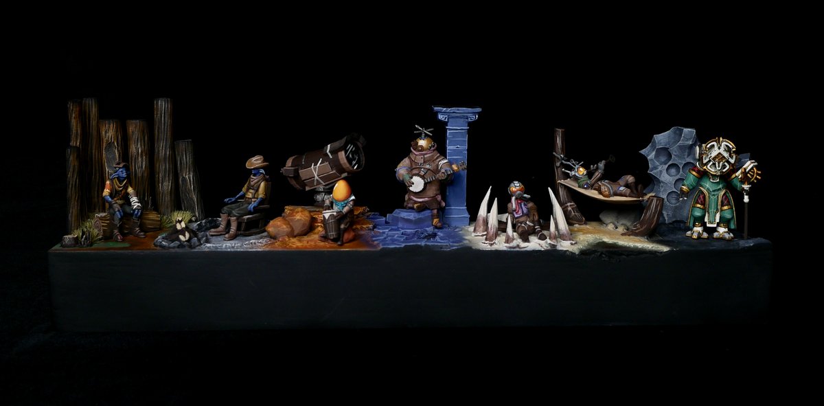 MWheth's tweet photo. I made a diorama as a gift for a friend who loves Outer Wilds.

I also love it. It's great. You should also play Outer Wilds.

#OuterWilds https://t.co/9lR6xPTDOC