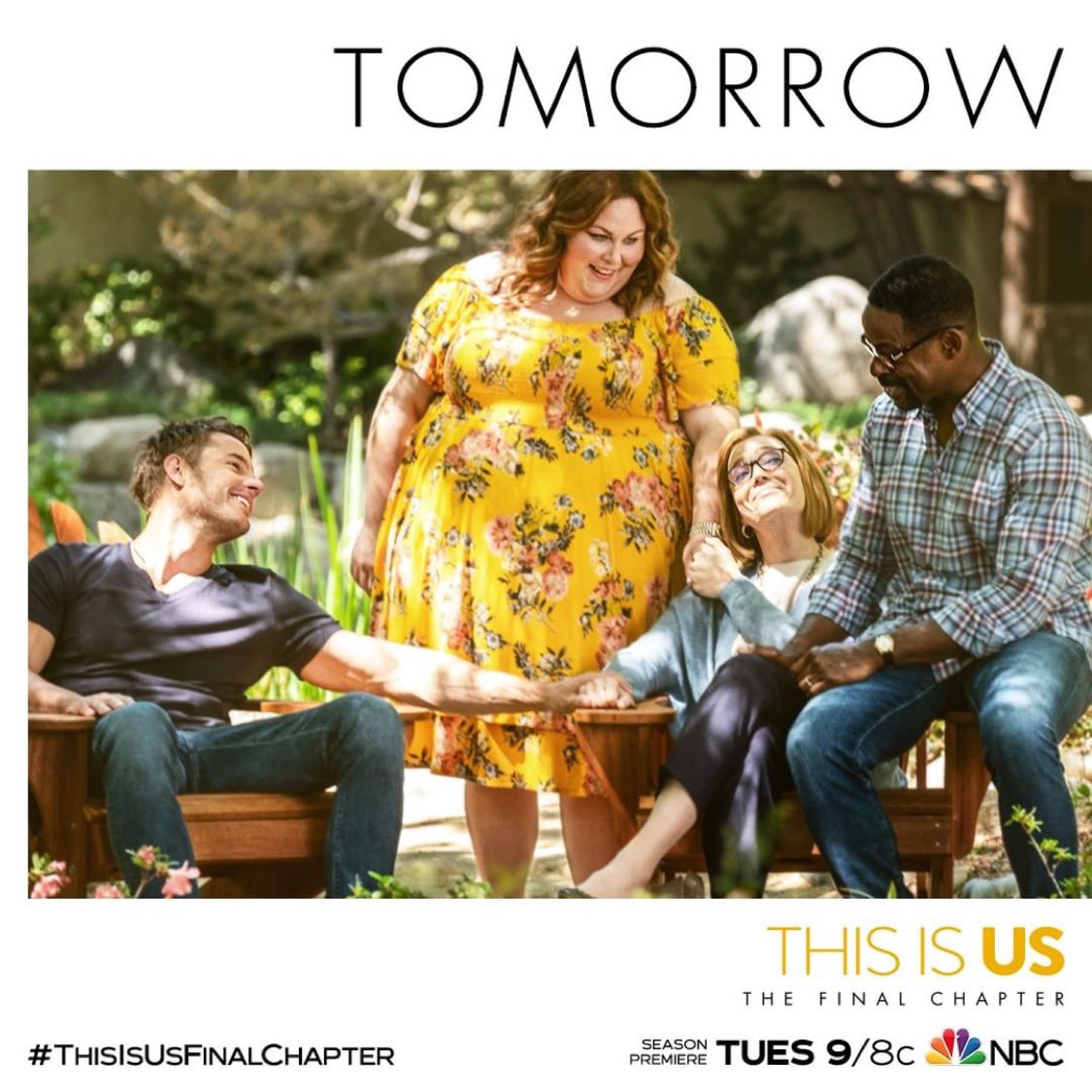 ChrissyMetz's tweet photo. TOMORROW 💛🍋 #ThisIsUsFinalChapter @NBCThisisUs https://t.co/mfNuDklhgT
