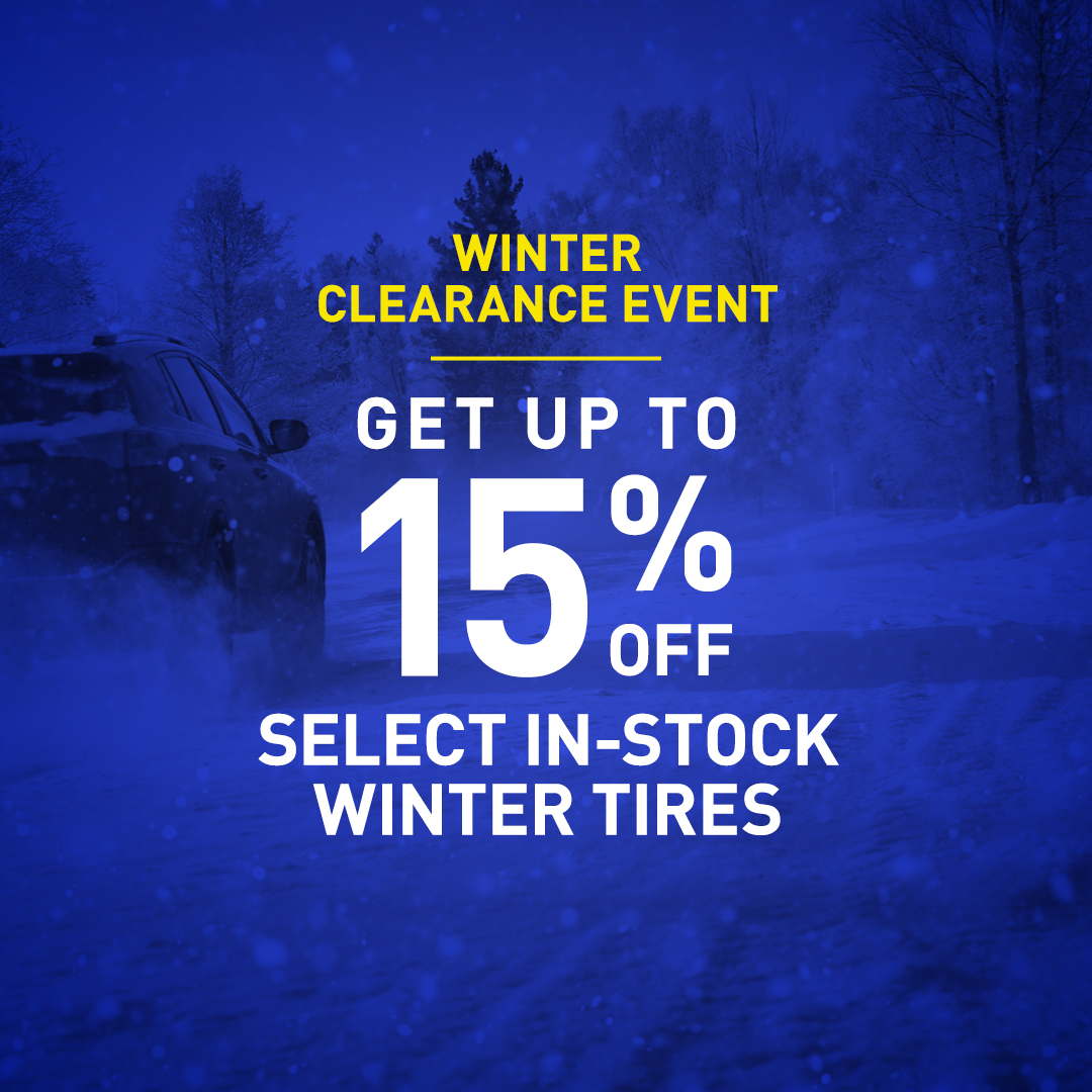 FountainTire's tweet photo. Start the New Year on the right tires with our Winter Clearance Event. Enjoy up to 15% off select in-stock* winter tires from January 3rd to March 5th. (*Stock varies by location.) Financing options available. Book your appointment today! https://t.co/EmE1OdyXWE https://t.co/xa0RxtXgV7