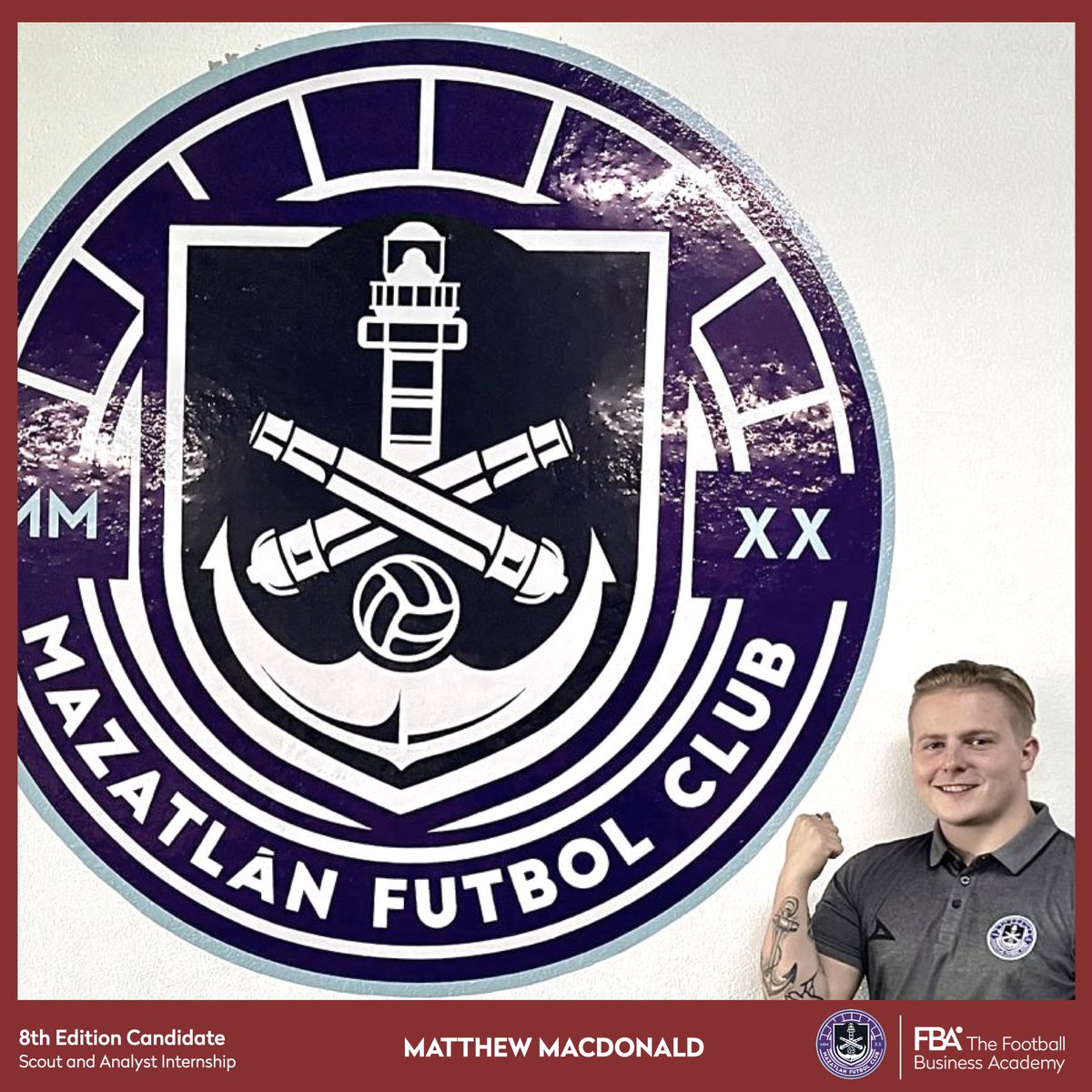 TheFBA's tweet photo. #MyInternshipAt…@MazatlanFC 🇲🇽 with 8️⃣th Edition Candidate Matthew Macdonald 🇬🇧

Read about Matthew's Internship experience ➡️: https://t.co/grZiMsBmHN

#LetsBuildTheFutureofFootballTogether #TheFBA #MazatlanFC #LigaMX #Internship https://t.co/wfreq9lfR8