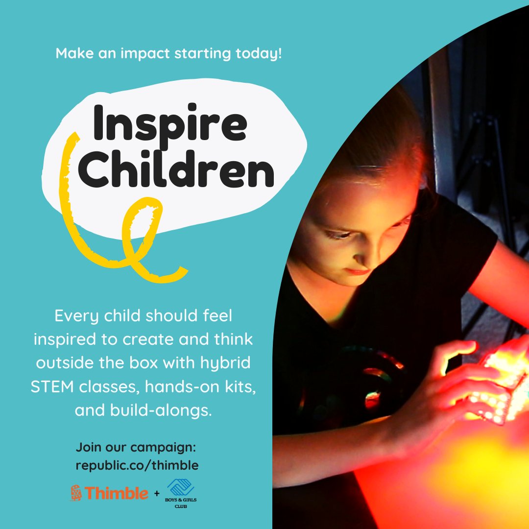 Unfortunately, today's classrooms don't have the time nor resources to grow and maintain specific tools like Thimble. Let's make a change, and help our students get coding and engineering going in the classroom!
Find out how your contribution will make a difference: LINK IN BIO