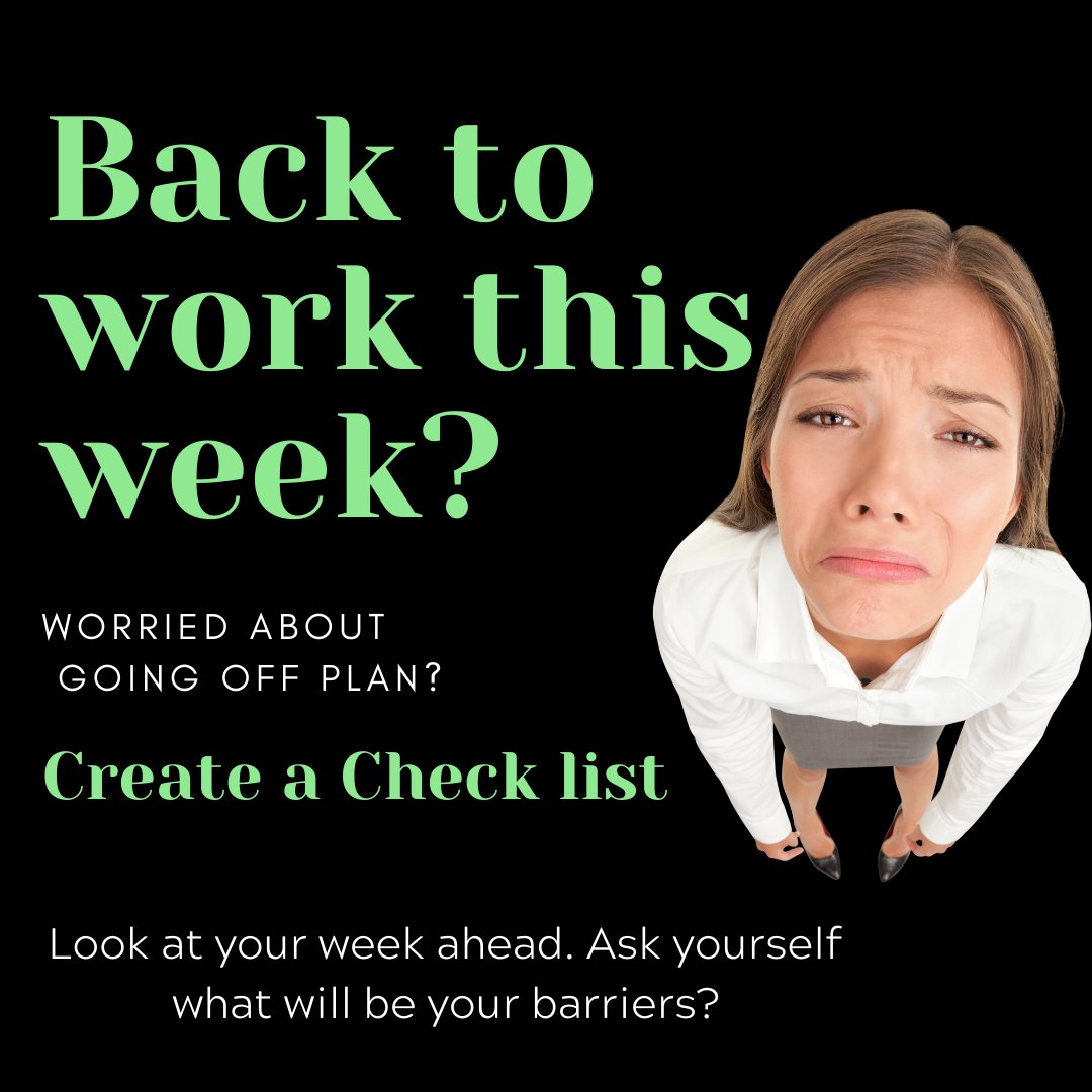 LINCSInjury's tweet photo. Back to work? 
Wondering how you will stick to your goals, as well as catch up on work?

Create a Checklist! Just like you wuld do for work to keep ontop of all the minor jobs you may forget otherwise. 

This will help build your NEW habits into a routine. https://t.co/zIkZlNAym7
