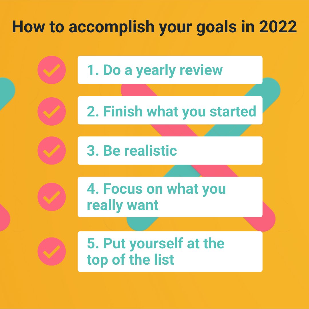 Welcome #2022! 🎉 If you are looking for ways to make sure you accomplish everything you said you would this year, take a look at our tips!

Let us know what your #goals are for the new year! 👇

#newyear #professsionaldevelopment #newyearsresolutions