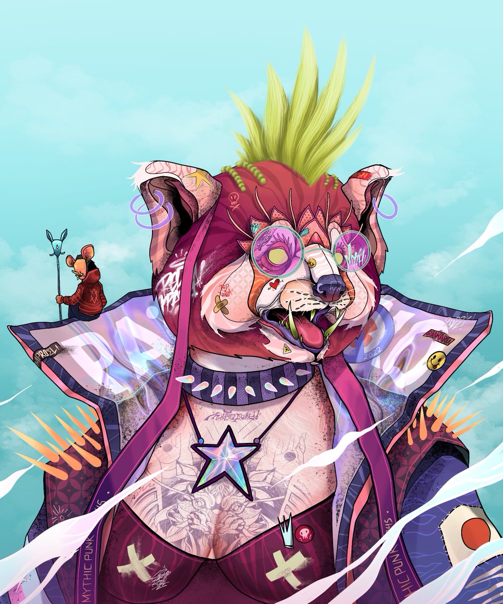 SEMPROEL💥 (@rullysemproel) on Twitter photo The Red Panda was here! another gang drop🔥
"Ailurus Punk Gang!" now available on
<a href="/hicetnunc2000/">hicetnunc2000</a>
25 edition
3000x3600 pixel
hic.art/616073
objkt.com/asset/hicetnun…
will burn in 50 hours from now, lets myth🔥
#semproel #mythicpunk #nftcollectors #nftart #NFTcommunity The Red Panda was here! another gang drop🔥
"Ailurus Punk Gang!" now available on
<a href="/hicetnunc2000/">hicetnunc2000</a>
25 edition
3000x3600 pixel
hic.art/616073
objkt.com/asset/hicetnun…
will burn in 50 hours from now, lets myth🔥
#semproel #mythicpunk #nftcollectors #nftart #NFTcommunity
