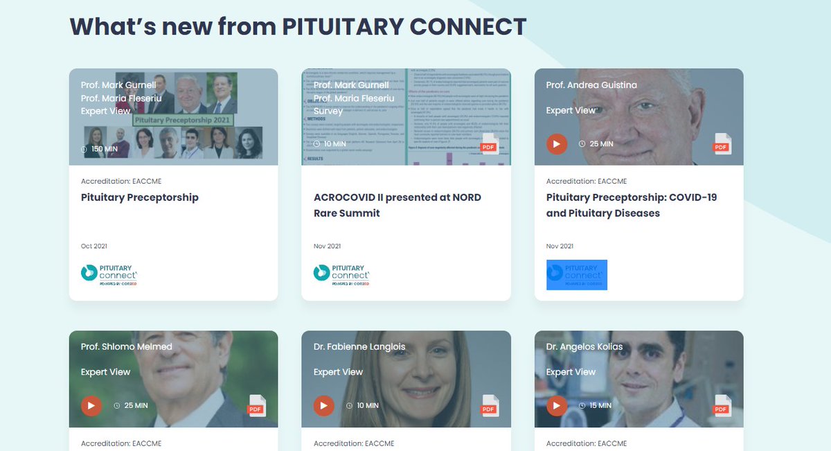 What's new at Pituitary CONNECT?

See our latest educational programmes from our team of international experts: ow.ly/qQVr50H3vUn

#pituitary #endocrinology #acromegaly #RareDisease #EndoTwitter