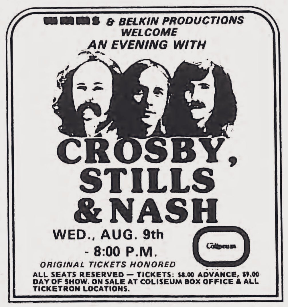 Happy 77th birthday to Stephen Stills. 

Photo Ad Cleveland Scene July 1978 