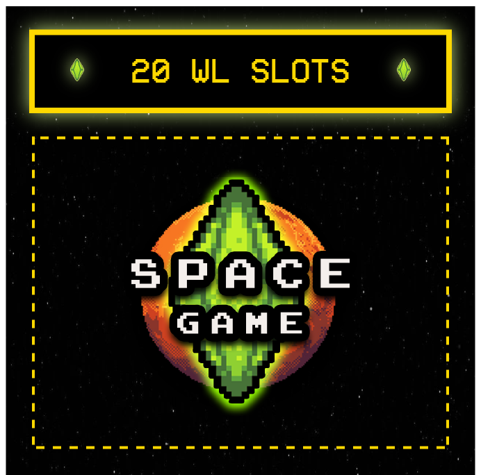 spacenftdotgame's tweet photo. 🏆[WL GIVEAWAY]🏆
WE ARE GIVING AWAY ANOTHER 20 WL SPOTS.

All you have to do is:

1⃣Follow @spacenftdotgame
2⃣Like &amp; RT this tweet.
3⃣Tag your friends.

This lasts 24 Hours! https://t.co/DievyORJzB