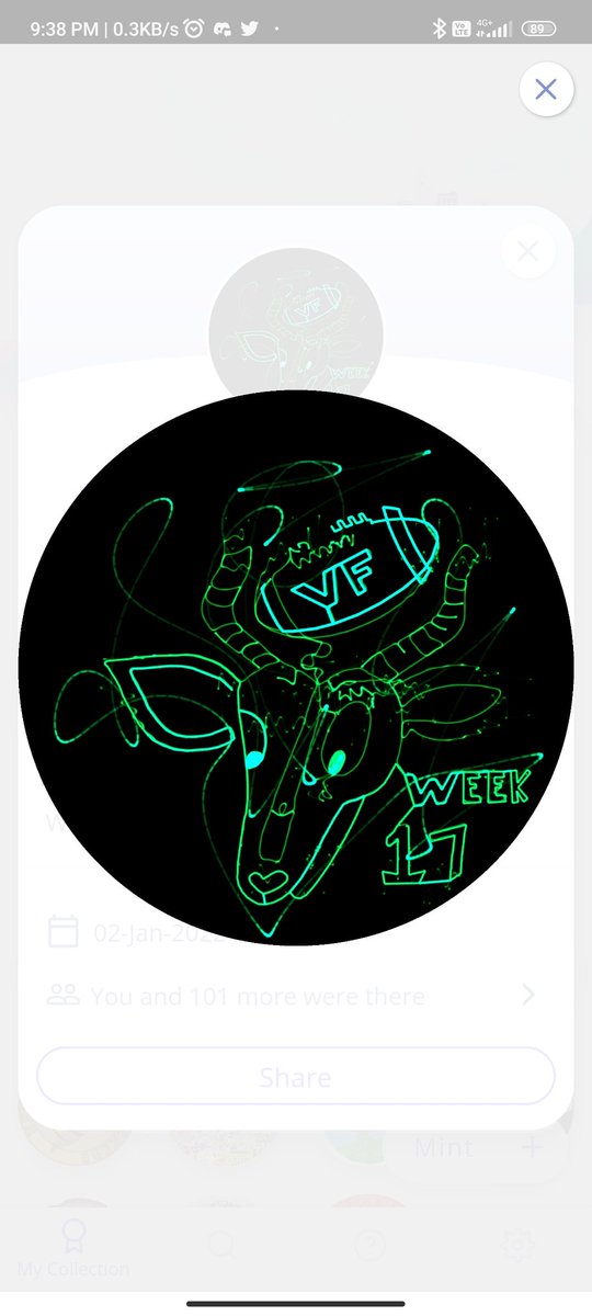 kavita_jagwani's tweet photo. Cheers to the #FirstPoapOf2022
Loving it 💜
The art by @themattlebeau is amazing 🤩
Thank you @Corso52 and @veefriends discord for getting us this poap. ✨
#NFTRedZone #Week17 https://t.co/0AXAkB12BS