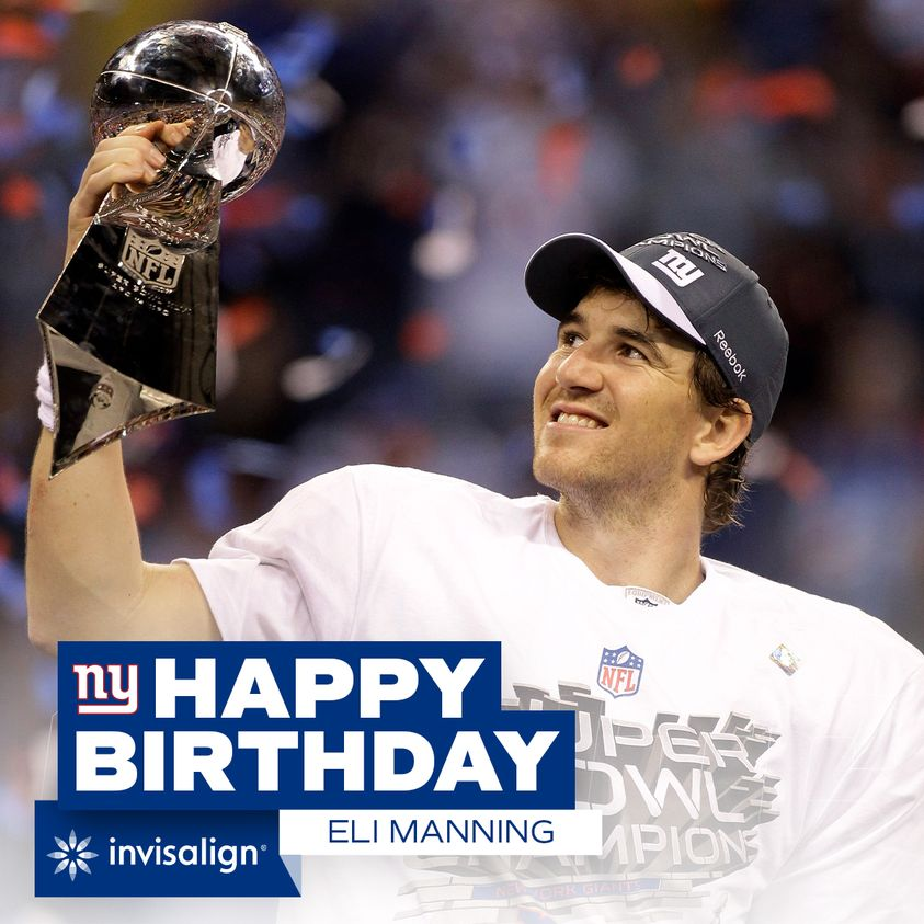 Happy Birthday Eli Manning  ! 