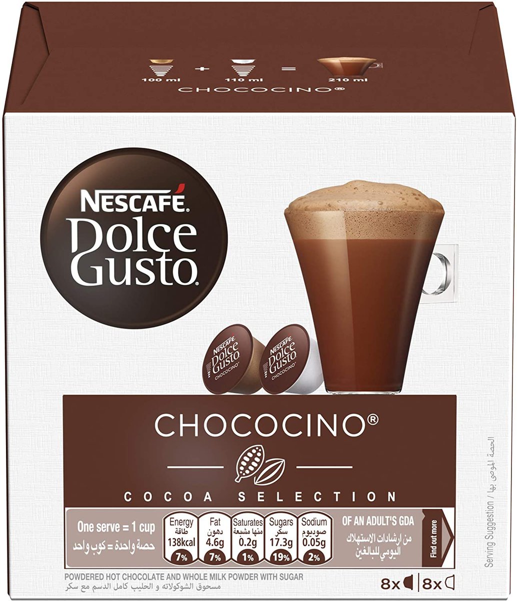 lmj_17's tweet photo. Nescafe Dolce Gusto Chococino, 256 gm Nescafe https://t.co/WmMiym4qdA via @AmazonAE
#Nescafe #DolceGusto #Chococino #Chocolate #Creamy #Chocolaty #AmazonUAE #Dubai #DXB https://t.co/ikV3z3y90z
