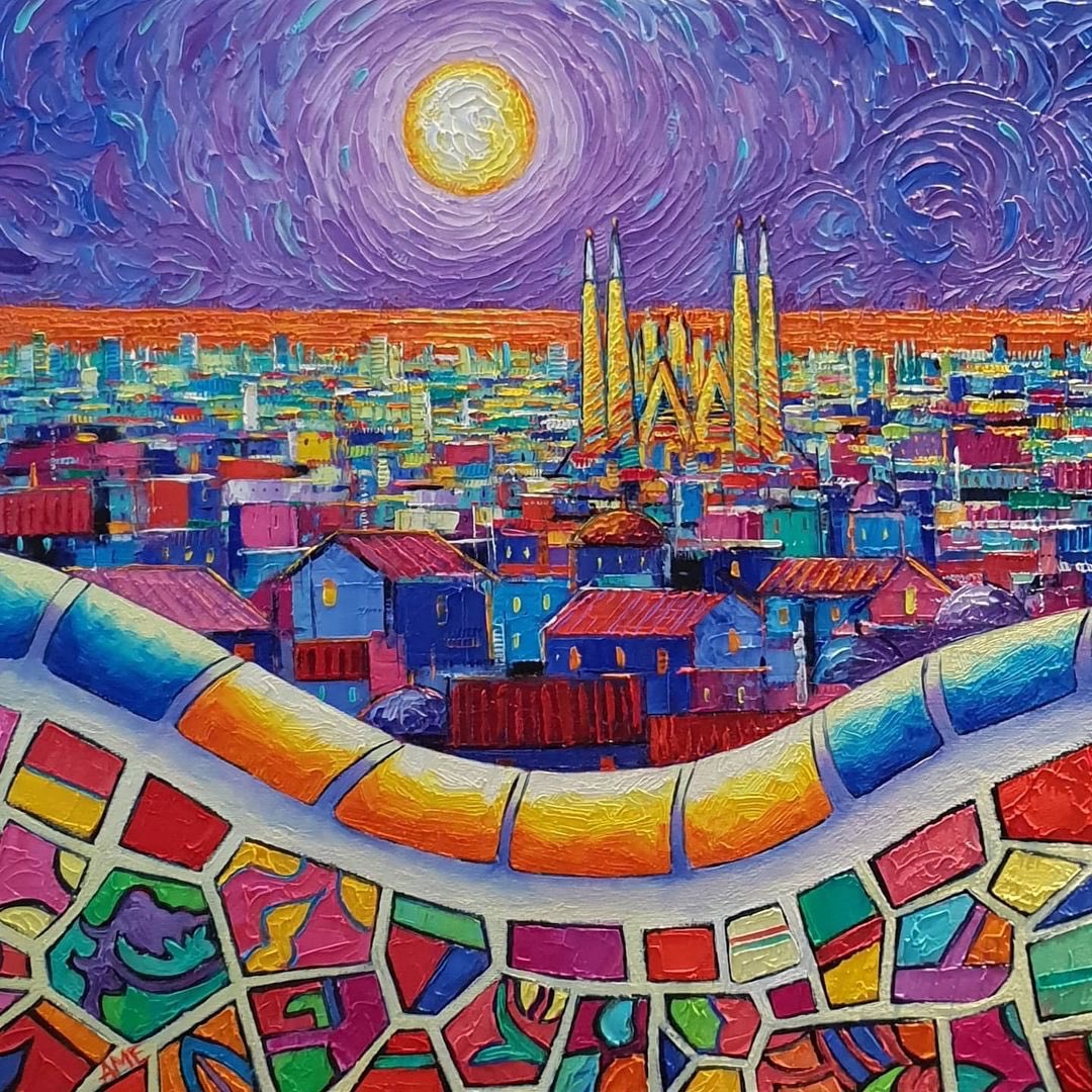 EyauukArt's tweet photo. .
“Barcelona Night Colors…”
By Ana Maria Edulesco 
Romania 🇷🇴 https://t.co/EhMgp0a5Be