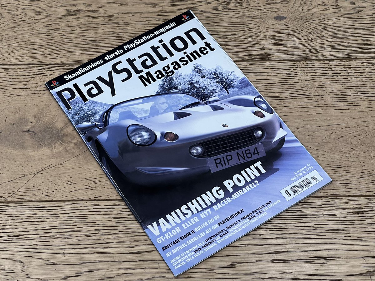 NeilCasini's tweet photo. The German @PlayStationMag with a nice 3 page article and pullout poster. April 2000
#vanishingpoint #gamedevelopment #PlayStation #dreamcast #arcaderacing #acclaim #clockworkgames https://t.co/niBjRjMrP1
