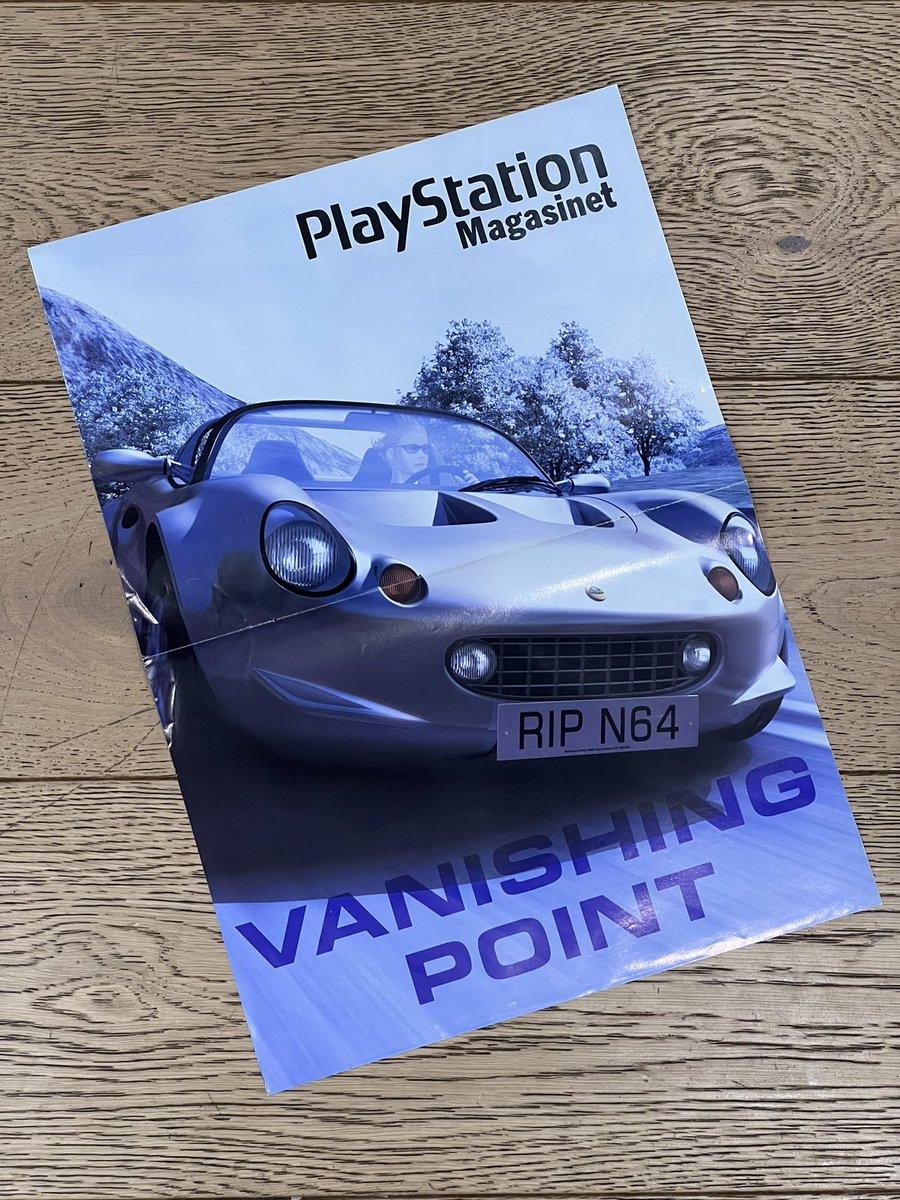 NeilCasini's tweet photo. The German @PlayStationMag with a nice 3 page article and pullout poster. April 2000
#vanishingpoint #gamedevelopment #PlayStation #dreamcast #arcaderacing #acclaim #clockworkgames https://t.co/niBjRjMrP1