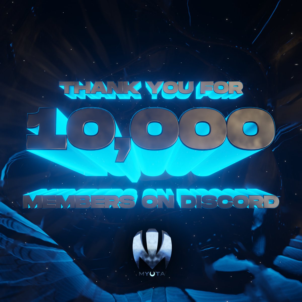 myutanft's tweet image. Your loyalty means the world to us! 10,000 members on our #Discord &amp;amp; still growing stronger than ever.

Join our Discord👇 Big things are on the way!
discord.gg/myuta
.
.
#Myuta #Myutarangers #NFT #NFTs #Metaverse #Solana #Blockchain #NFTArtist #DigitalArt #Crypto