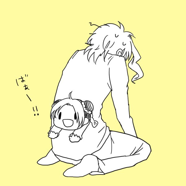 6部はオラ親子とかろりんちゃん中心に描いてたので再掲(全てが妄想) 