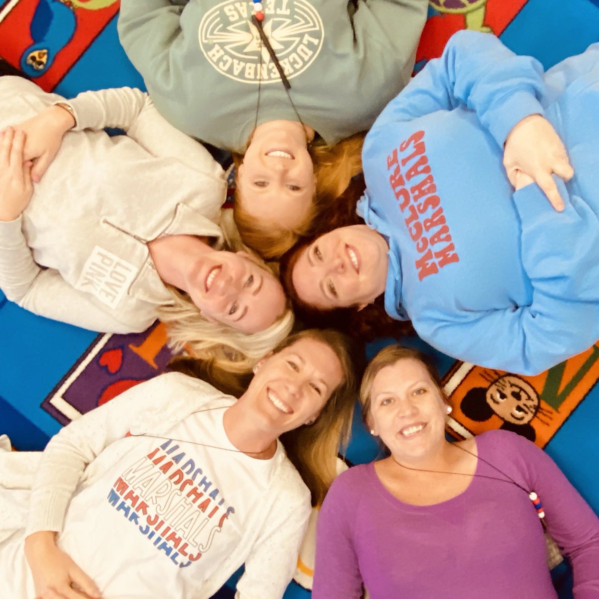 McClure1st's tweet photo. We’re putting our heads together for a great new year! Excited about finishing the second half of the year strong together. #mccluremarshals #mcclure2122 https://t.co/zLbNrvLg40