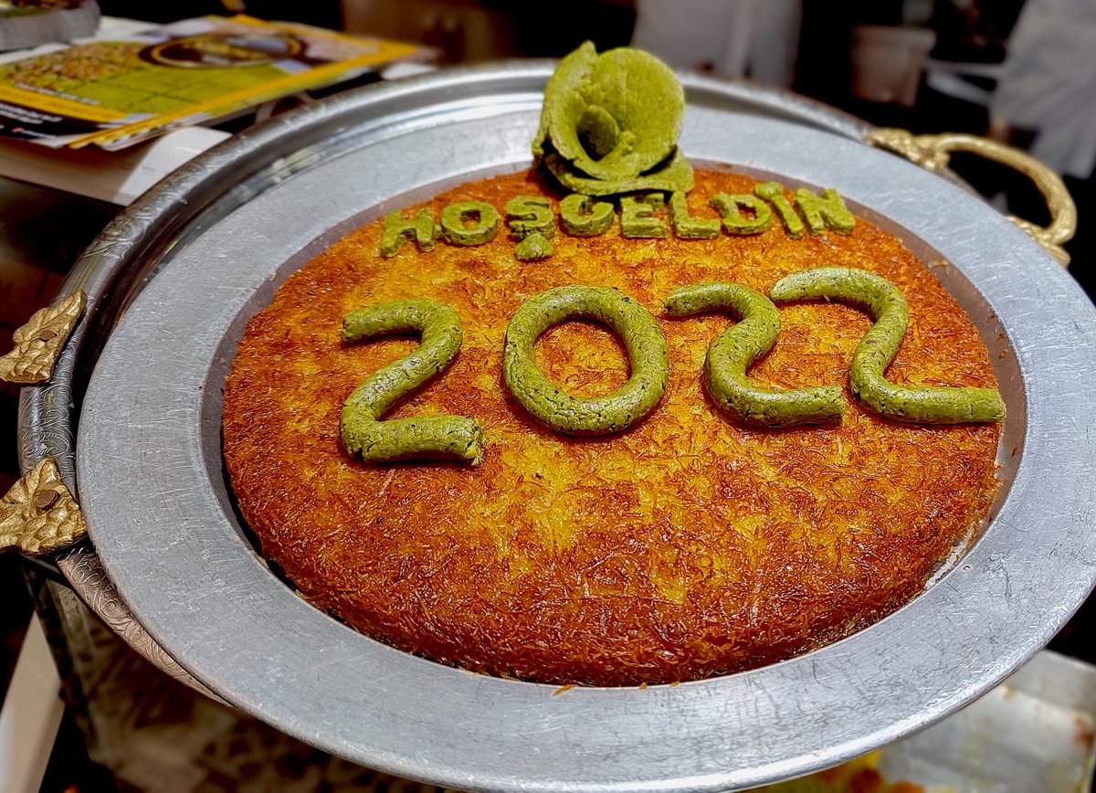 NamasteIstanbul's tweet photo. #Künefe is one of the most famous #TurkishSweets. When we look at the #history of Künefe, it is said that it originated in #Palestine and #Lebanon. Well, wherever this #sweet came from, if you come to #Turkey, then definitely taste it. https://t.co/swBSENze7b