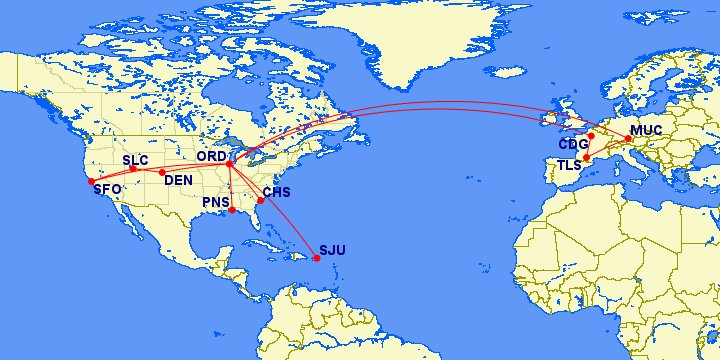Purdu787's tweet photo. I'm a little late but a decent amount of flights in 2021. Here's to more miles in 2022! https://t.co/pZWZH33hFJ