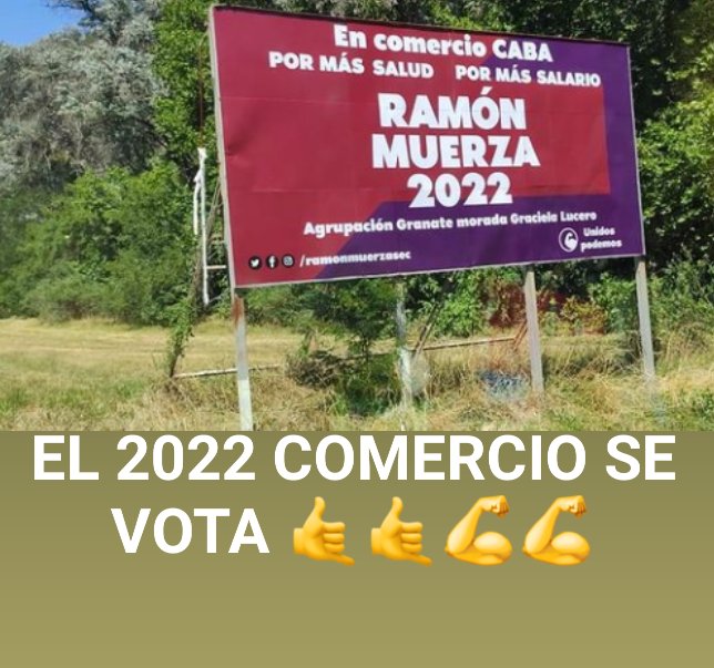 2022 por un sindicato exclusivamente para los trabajadores y trabajadoras de comercio. Por eso y mucho más. Elegimos a. <a href="/RamonMuerza/">Ramon Muerza</a> conducción 💯💪. <a href="/Montesinocarlo1/">Montesino carlos</a> <a href="/BuffonePablo/">Pablo Buffone</a> <a href="/aldecoto/">alberto aldeco</a> <a href="/SebastianZotto/">Sebastián Zotto</a> <a href="/JuanRobertoGo18/">Juan Roberto Gonzalez</a> <a href="/yamildominguez3/">Yamil Dominguez Bianconi</a> <a href="/ClaudioPorto136/">Claudio Porto</a> <a href="/JairDominguezAR/">Hola Jair</a>