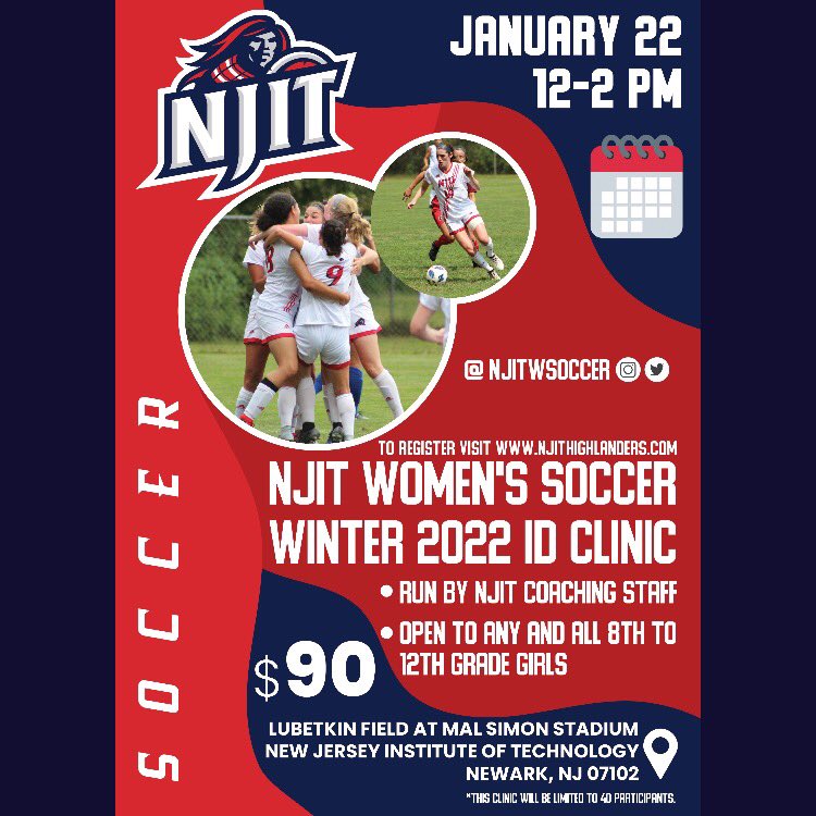 Njit Spring 2022 Calendar Njit Women's Soccer (@Njitwsoccer) / Twitter