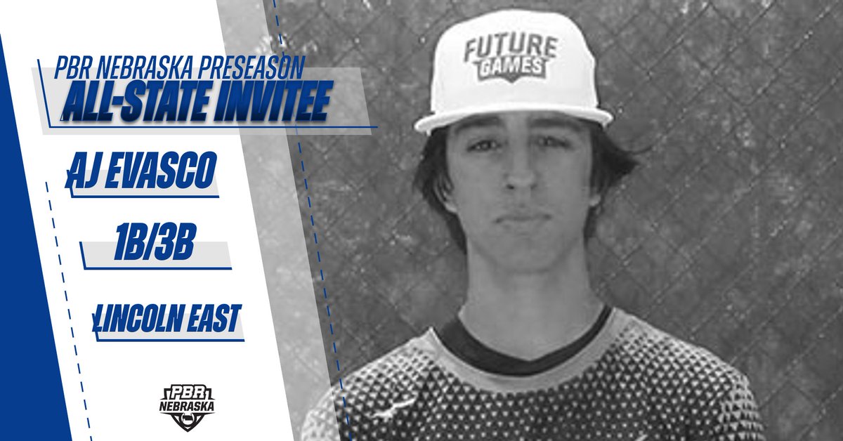 PrepBaseballNE's tweet photo. PBR NE Preseason All-State
💥 Invite Accepted 💥

AJ Evasco, Lincoln East, 2024, #3 ranked player in NE '24 class

@aj_evasco @EastSpartanBSB

#ShapeTheState #BeSeen https://t.co/LBlkGpC4ks