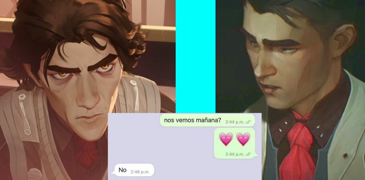 psb019's tweet photo. Viktor sigue molesto con Jayce xD
#jayvik #vikjayce #Viktor #Jayce #Arcane #meme #textmeme #LeagueOfLegends https://t.co/hiwzkapj5B