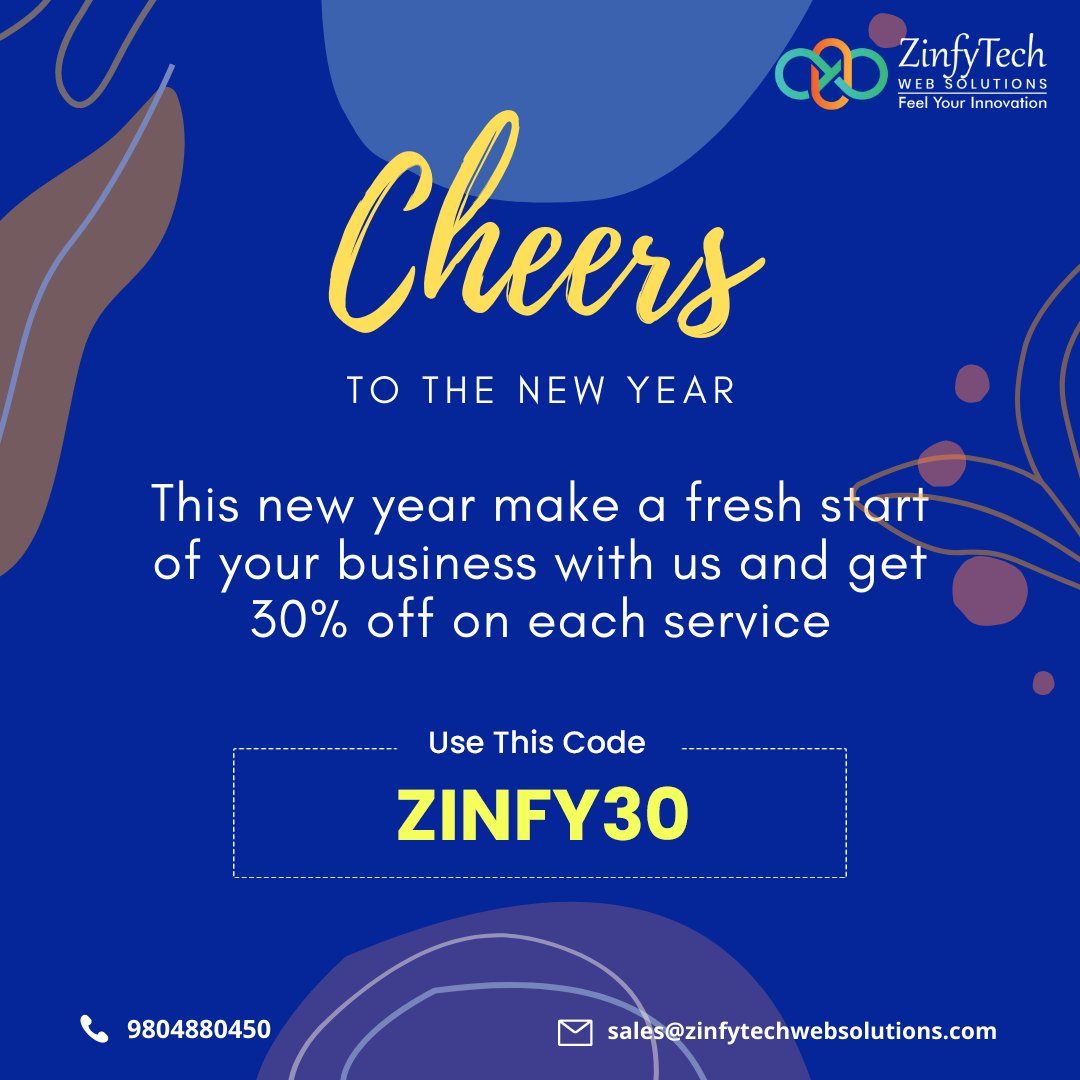 zinfytech's tweet photo. Do not worry about your online business. Let's connect with Zinfytechweb solutions and Get 30% off all services.
Visit Us:https://t.co/OR8yGwQhoT
#crmdevelopment #webapp #ecommercebusiness #DigitalMarketing #seoservices https://t.co/OtwxxXAUE1
