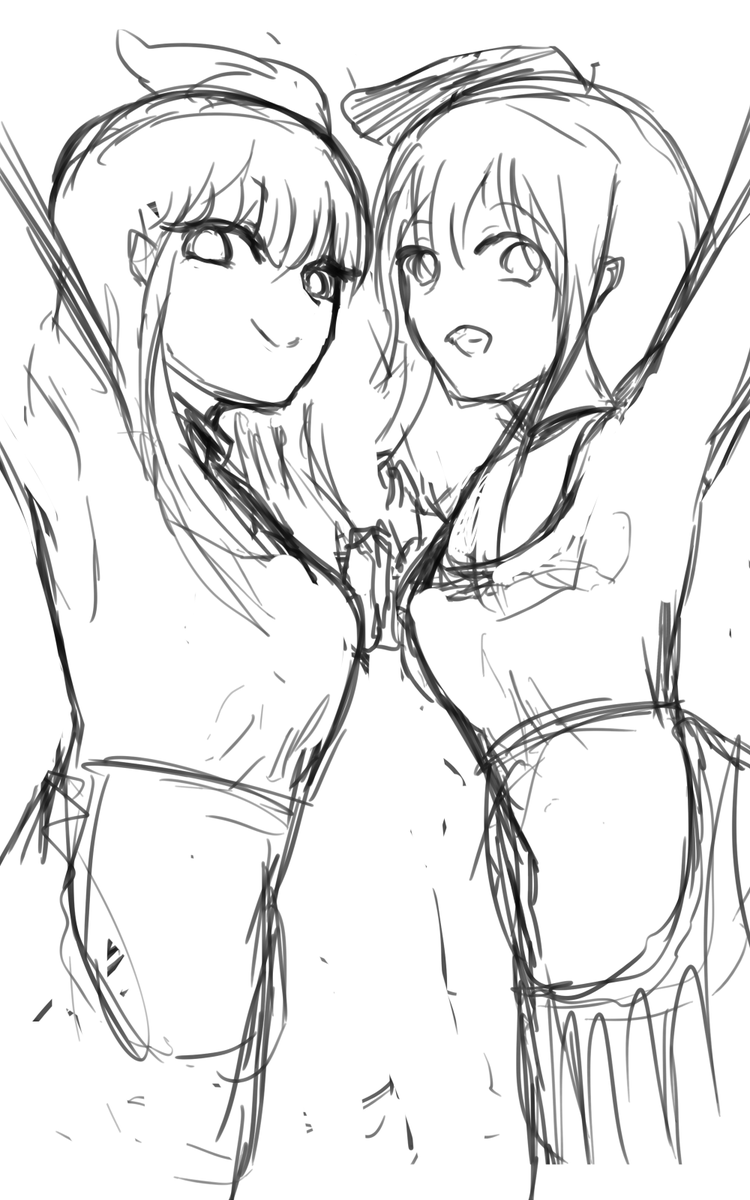 これは去年描いて途中で諦めてネットに挙げなかったイラスト達。供養 